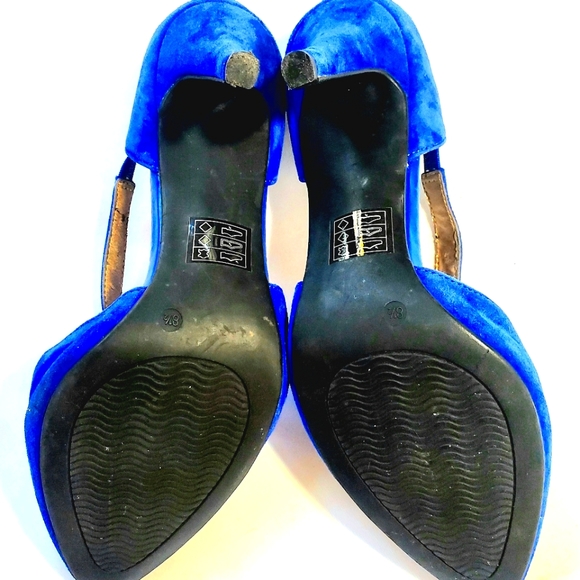 8.5 Women's Royal Blue High Heels - Picture 5 of 5